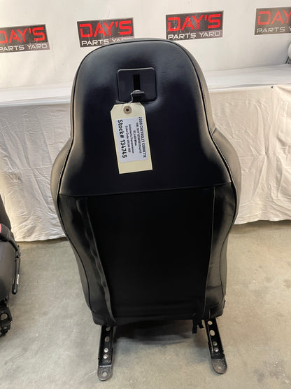 2008 Chevy C6 Corvette Seats Black Leather OEM