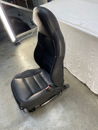 2008 Chevy C6 Corvette Seats Black Leather OEM