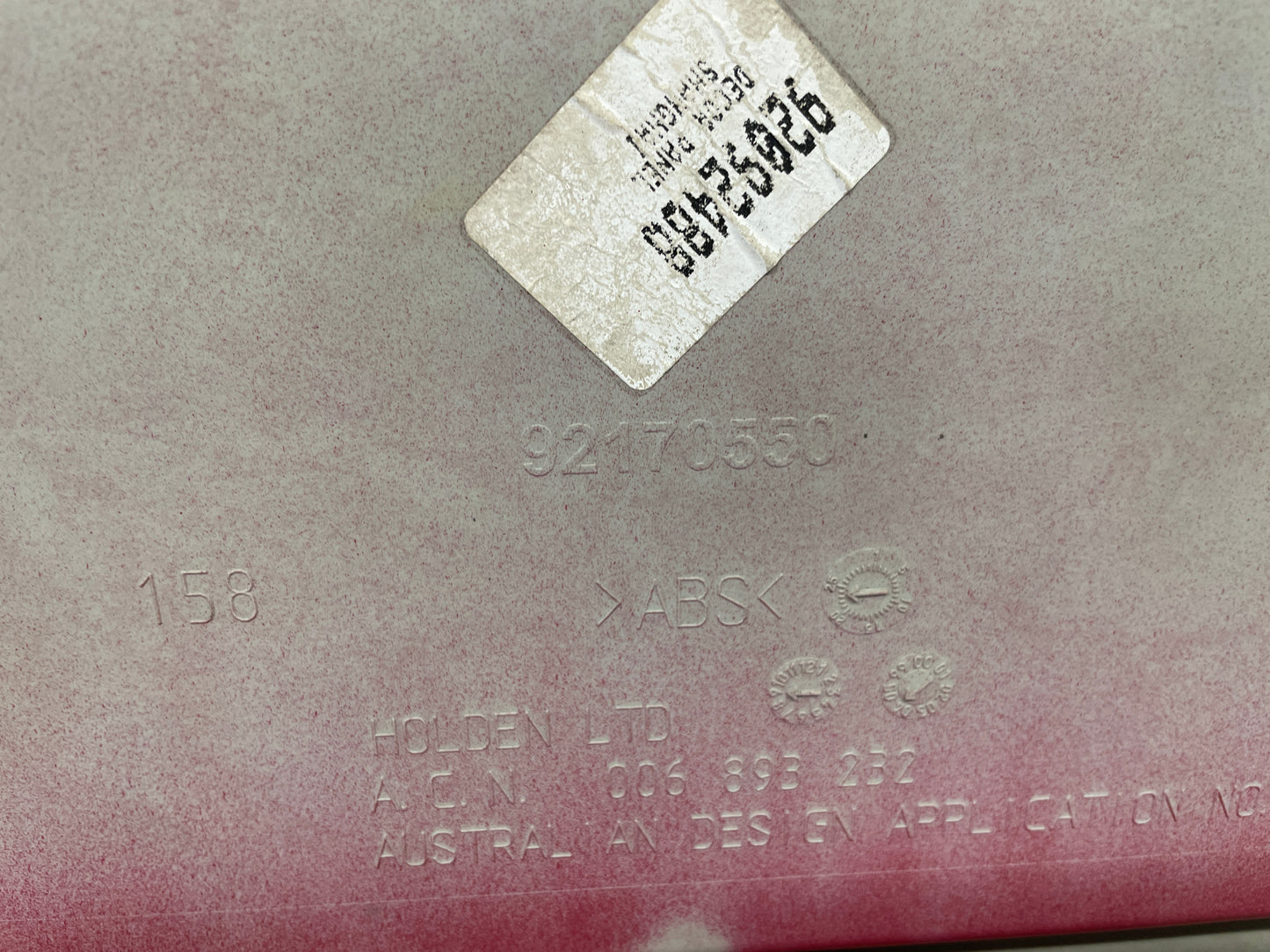 2006 Pontiac GTO Trunk Deck Lid Filler Insert Applique Panel OEM