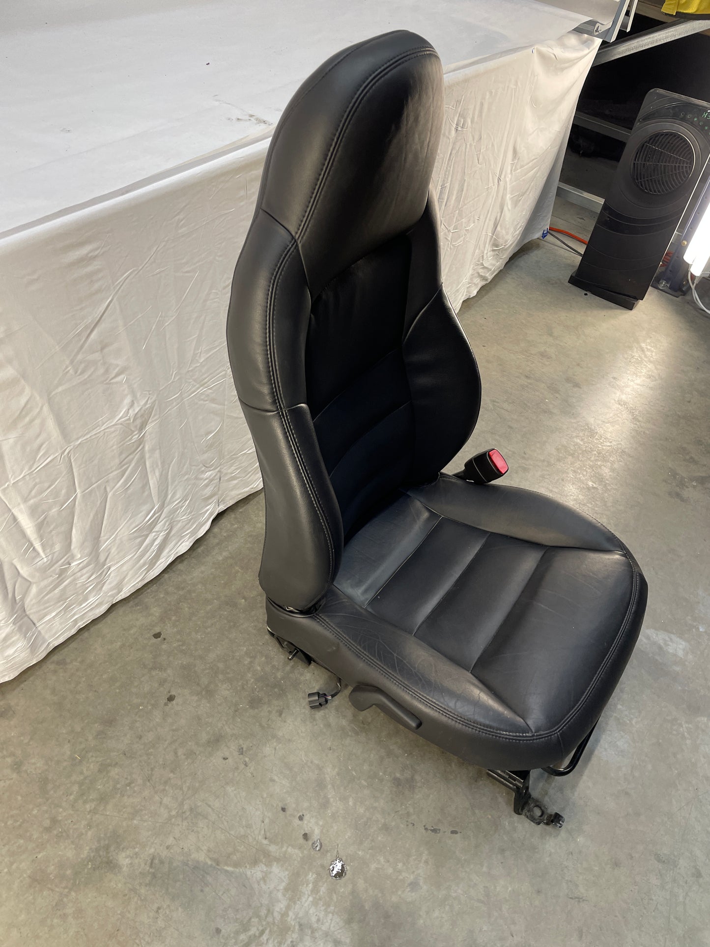 2008 Chevy C6 Corvette Seats Black Leather OEM