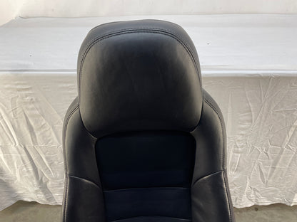2008 Chevy C6 Corvette Seats Black Leather OEM