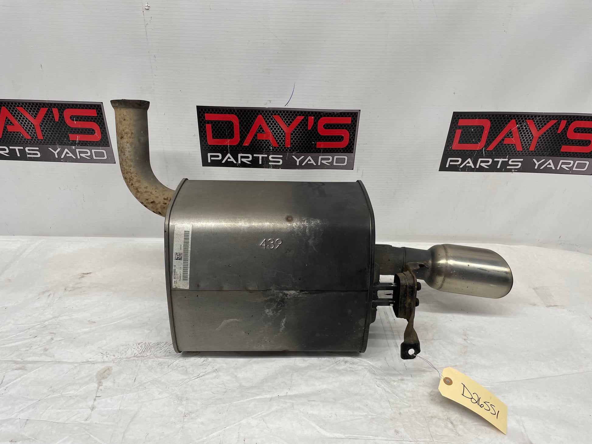 2014 Chevy SS Sedan Factory OEM LH Driver Exhaust Mufflers - Day's Parts Yard