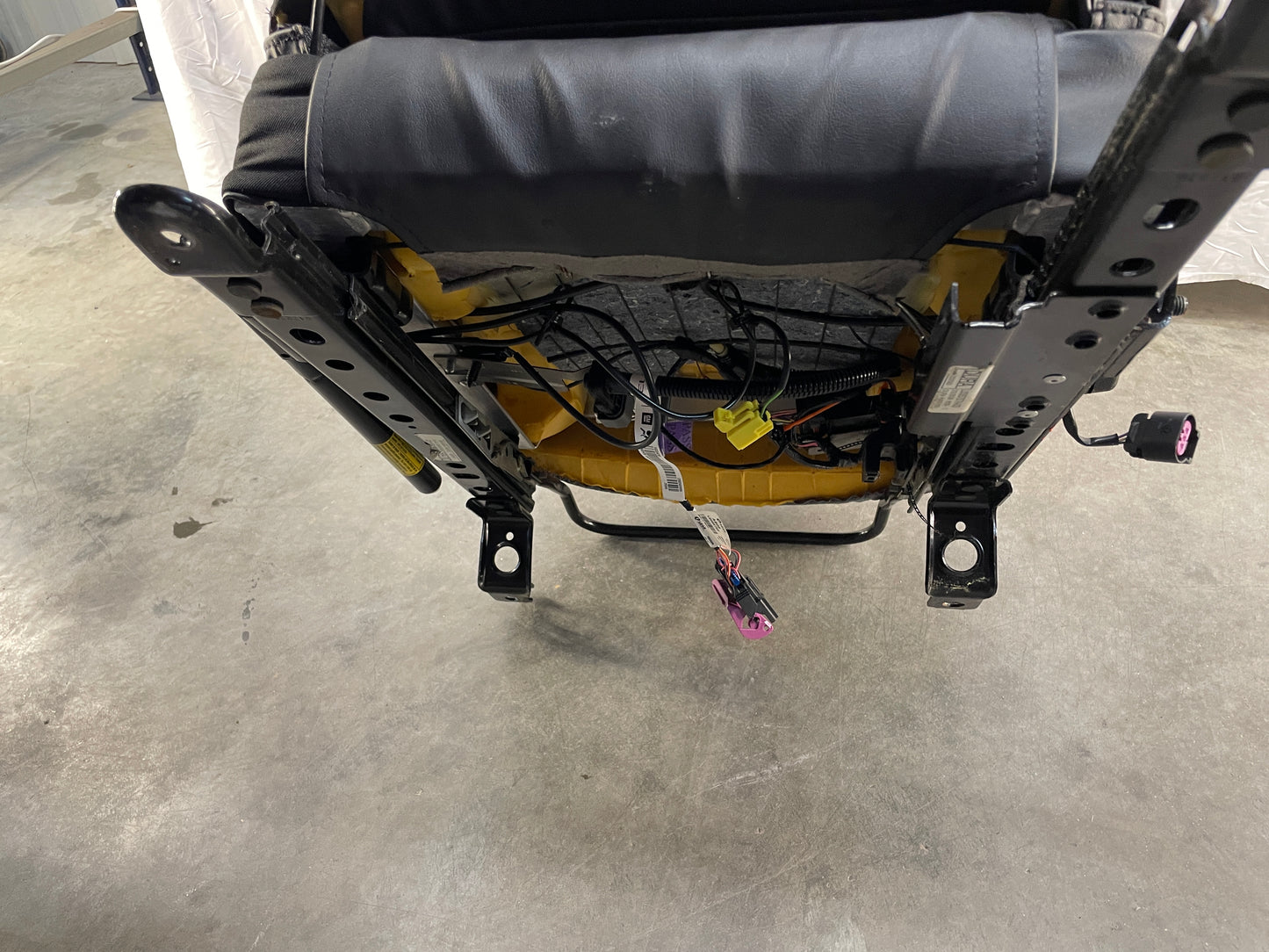 2008 Chevy C6 Corvette Seats Black Leather OEM