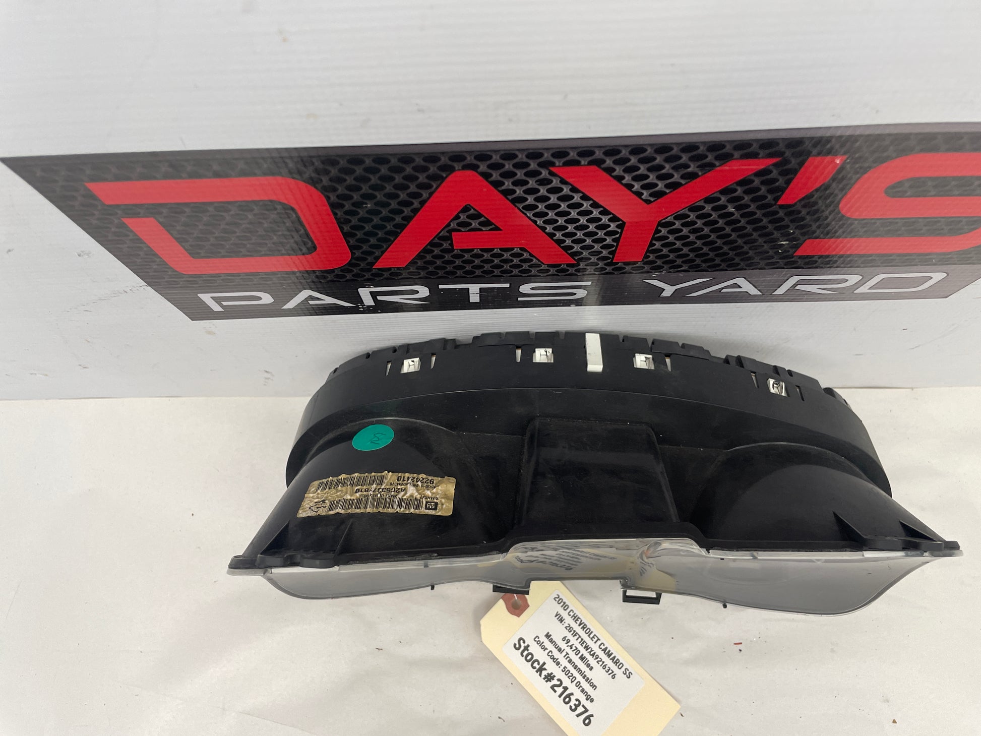 2010 Chevy Camaro SS Speedometer Instrument Cluster OEM - Day's Parts Yard