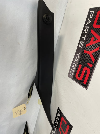 2008 Chevy C6 Corvette RH & LH Interior Windshield A Pillar Trim Panel Black OEM