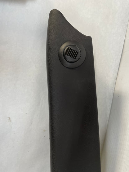 2008 Chevy C6 Corvette RH & LH Interior Windshield A Pillar Trim Panel Black OEM