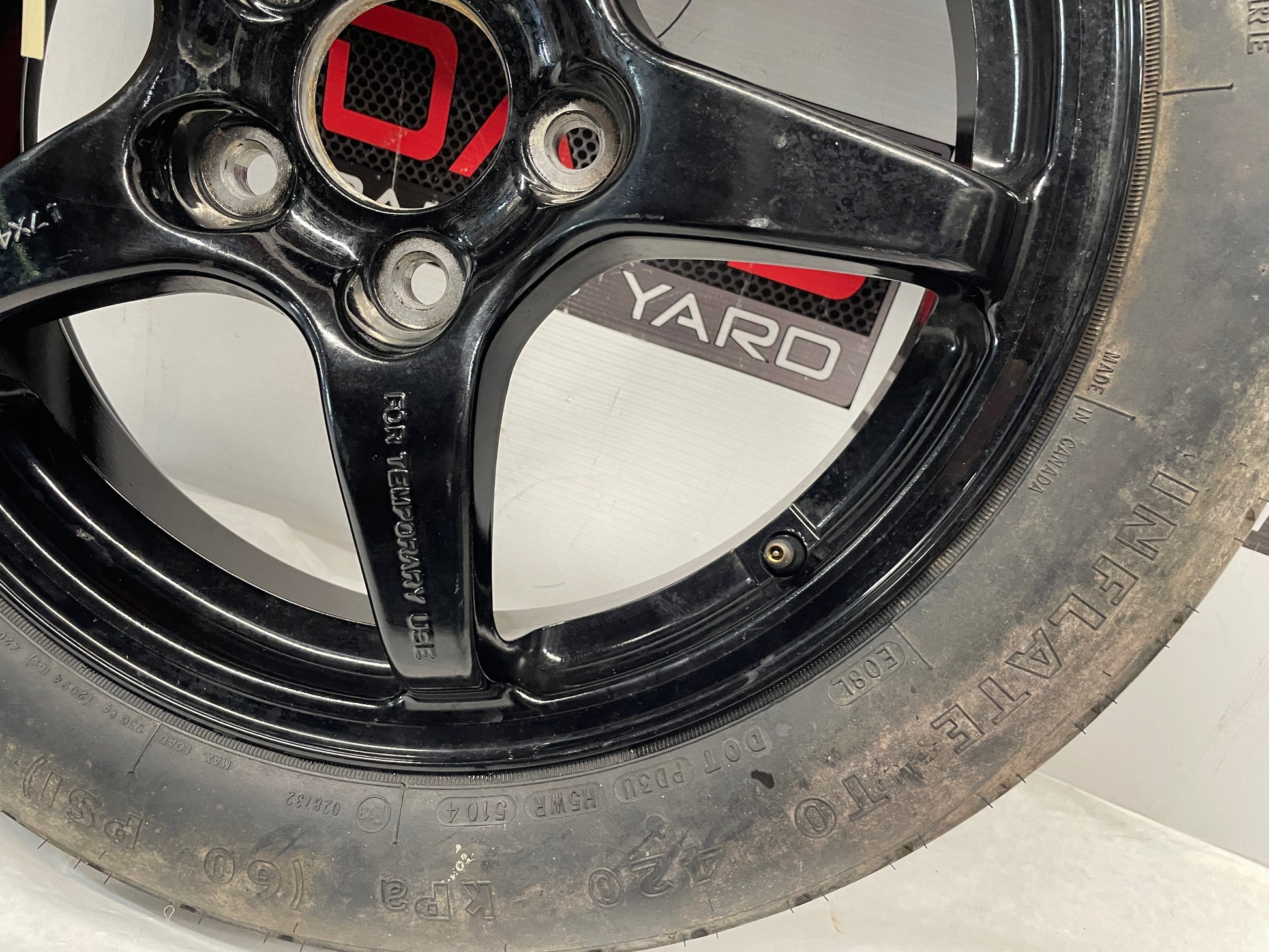 2005 Pontiac GTO Compact Spare Wheel & Tire OEM - Day's Parts Yard