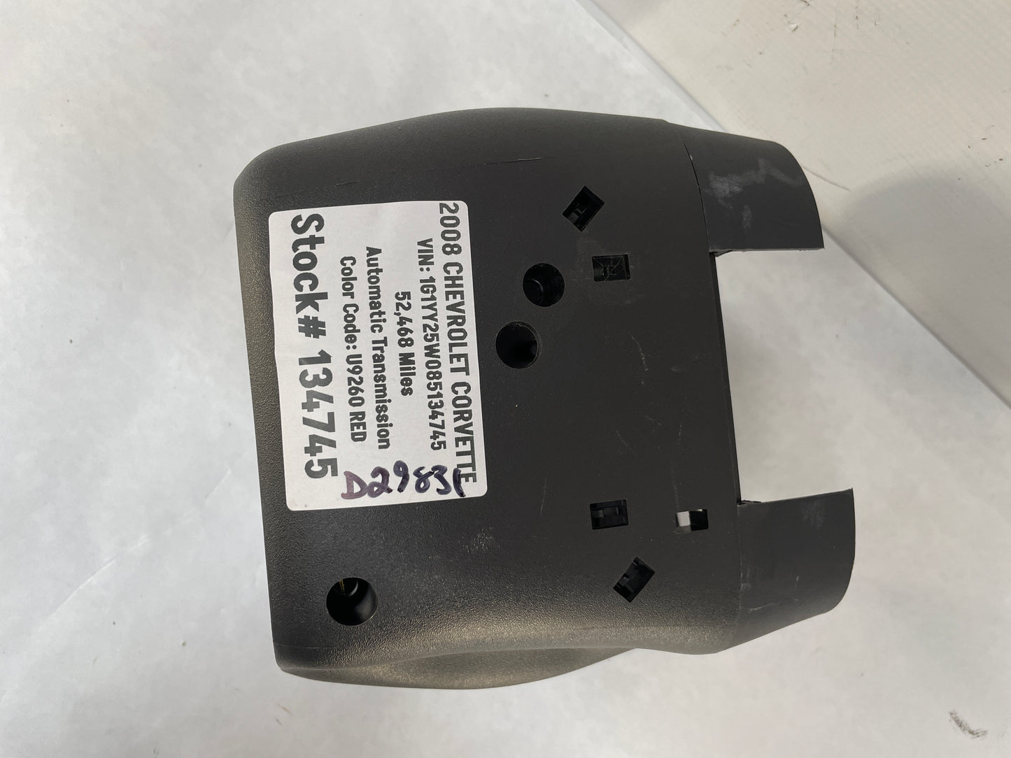 2008 Chevy C6 Corvette Complete Steering Column Cover OEM