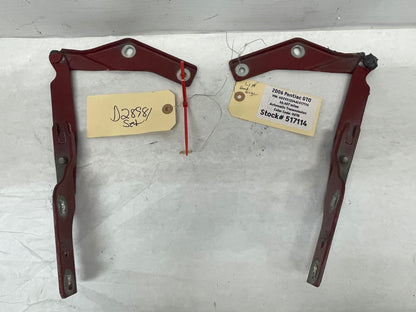 2006 Pontiac GTO RH & LH Hood Hinges Set OEM