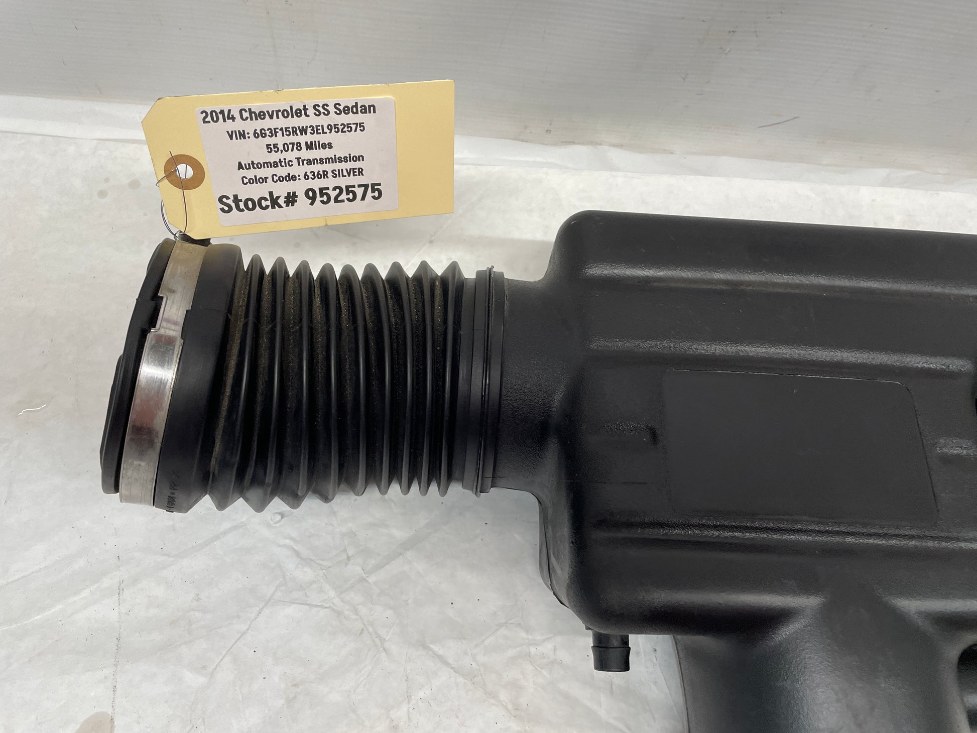 2014 Chevy SS Sedan Air Intake Duct OEM - Day's Parts Yard