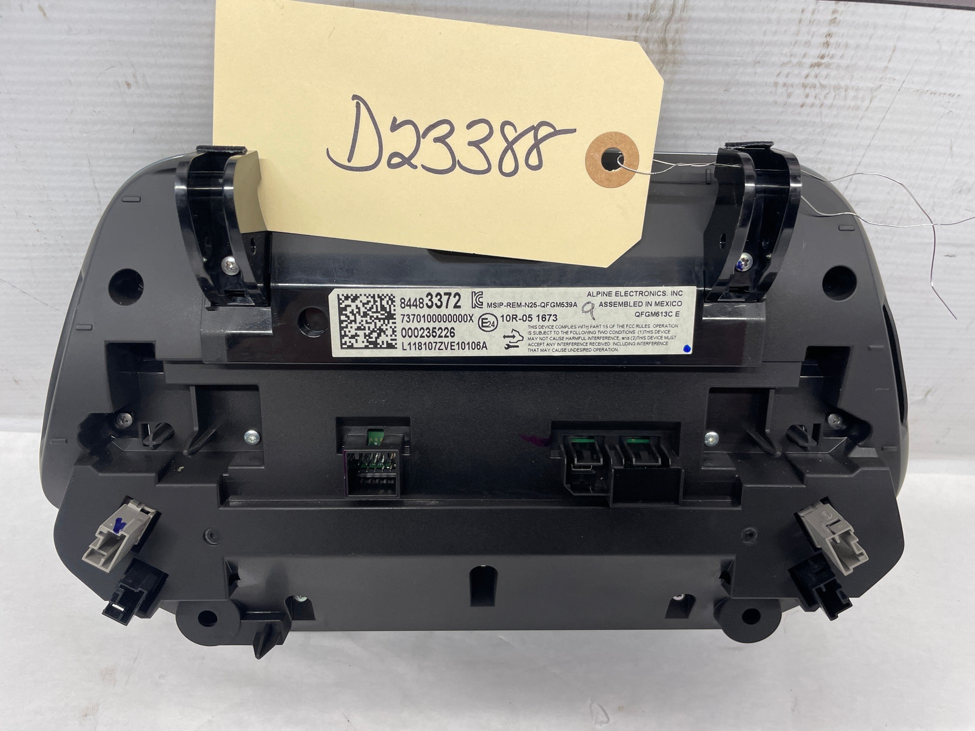 2018 Chevy Camaro SS Navigation Radio Touch Screen OEM - Day's Parts Yard