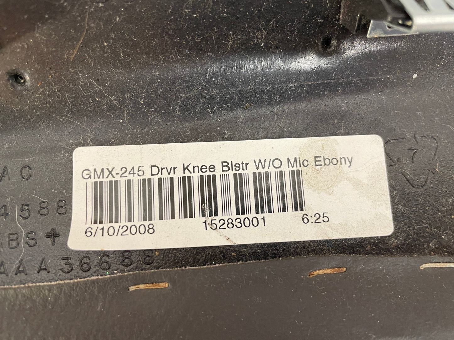 2008 Chevy C6 Corvette LH Lower Dash Knee Bolster Trim Panel OEM