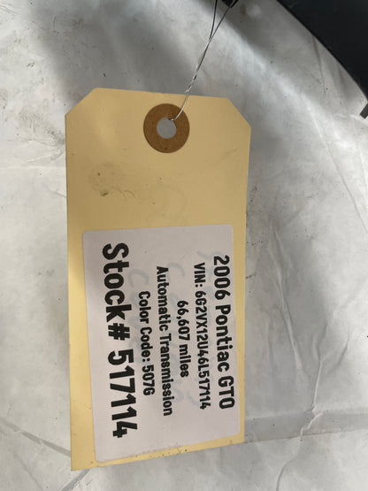 2006 Pontiac GTO Lower Steering Column Clam Shell Cover Molding Trim OEM