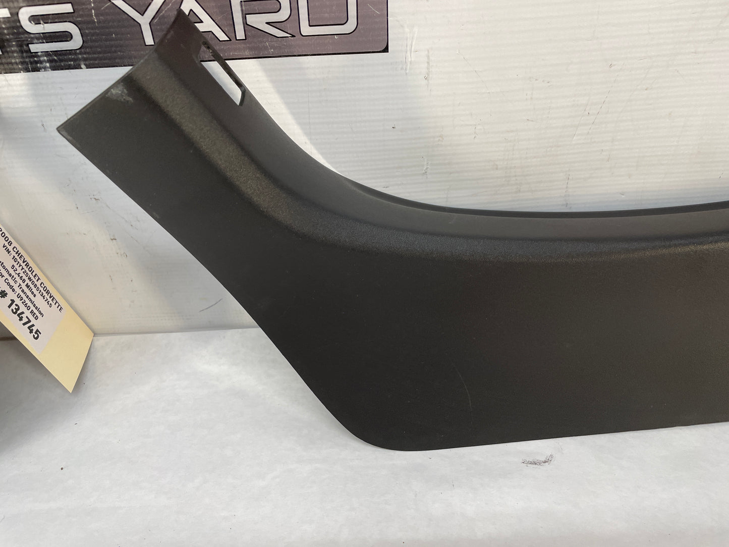 2008 Chevy C6 Corvette RH & LH Interior Lower B Lock Pillar Trim Molding OEM