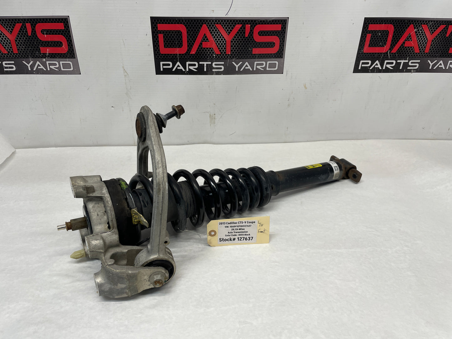 2013 Cadillac CTS-V Coupe Front LH Driver Strut Shock Control Arm OEM - Day's Parts Yard