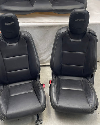 2010 Chevy Camaro SS Seats Front and Rear Black Leather OEM