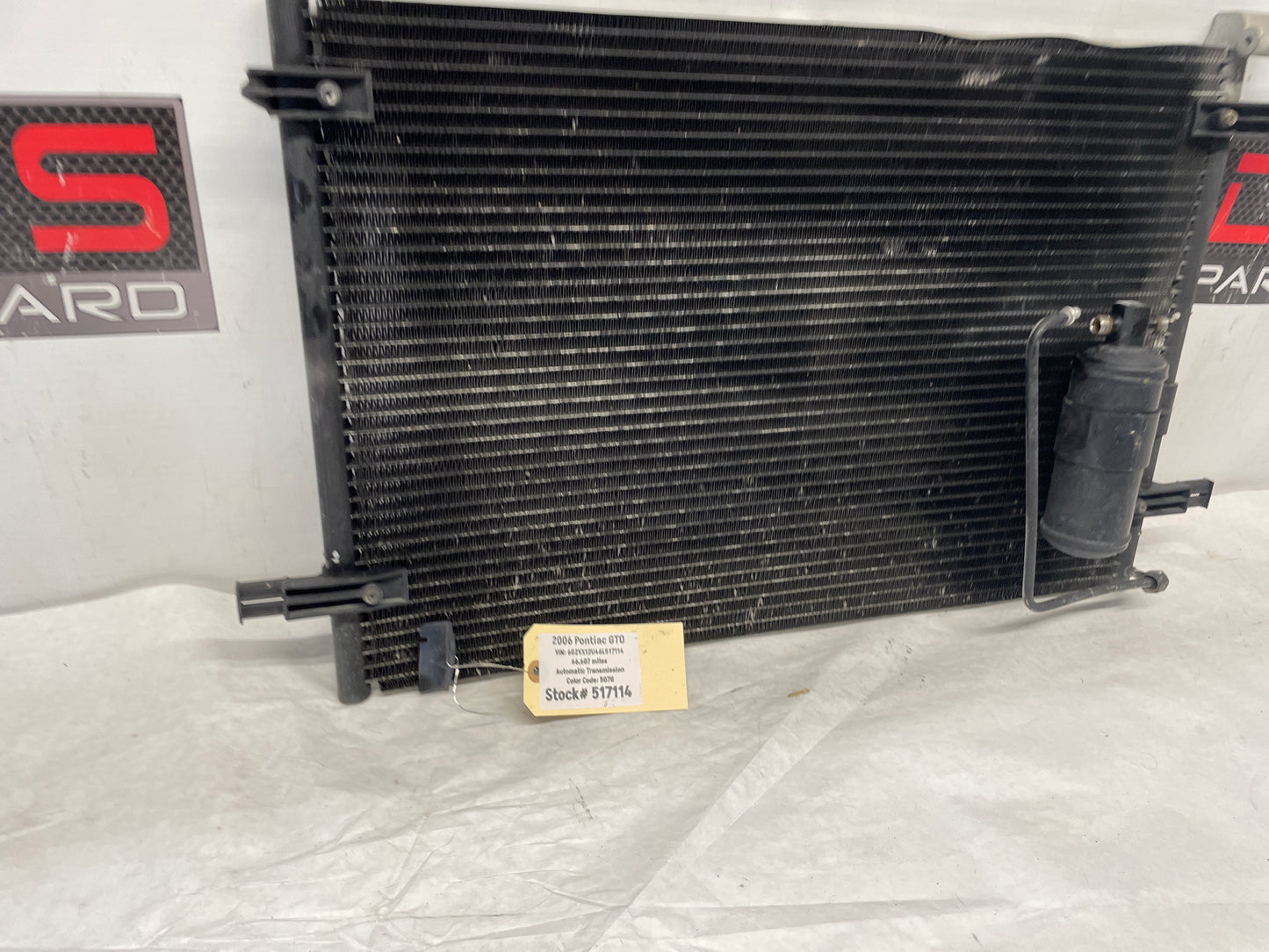 2006 Pontiac GTO AC Air Conditioner Conditioning Condenser OEM