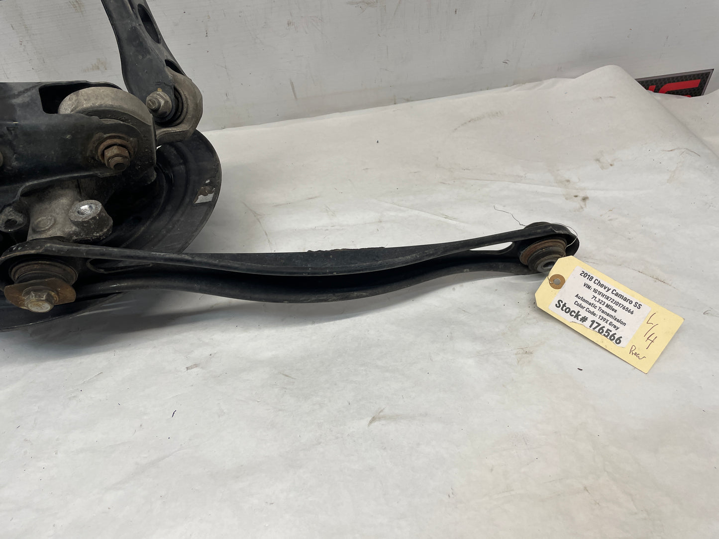 2018 Chevy Camaro SS Driver Rear Suspension Spindle Knuckle OEM - Day's Parts Yard