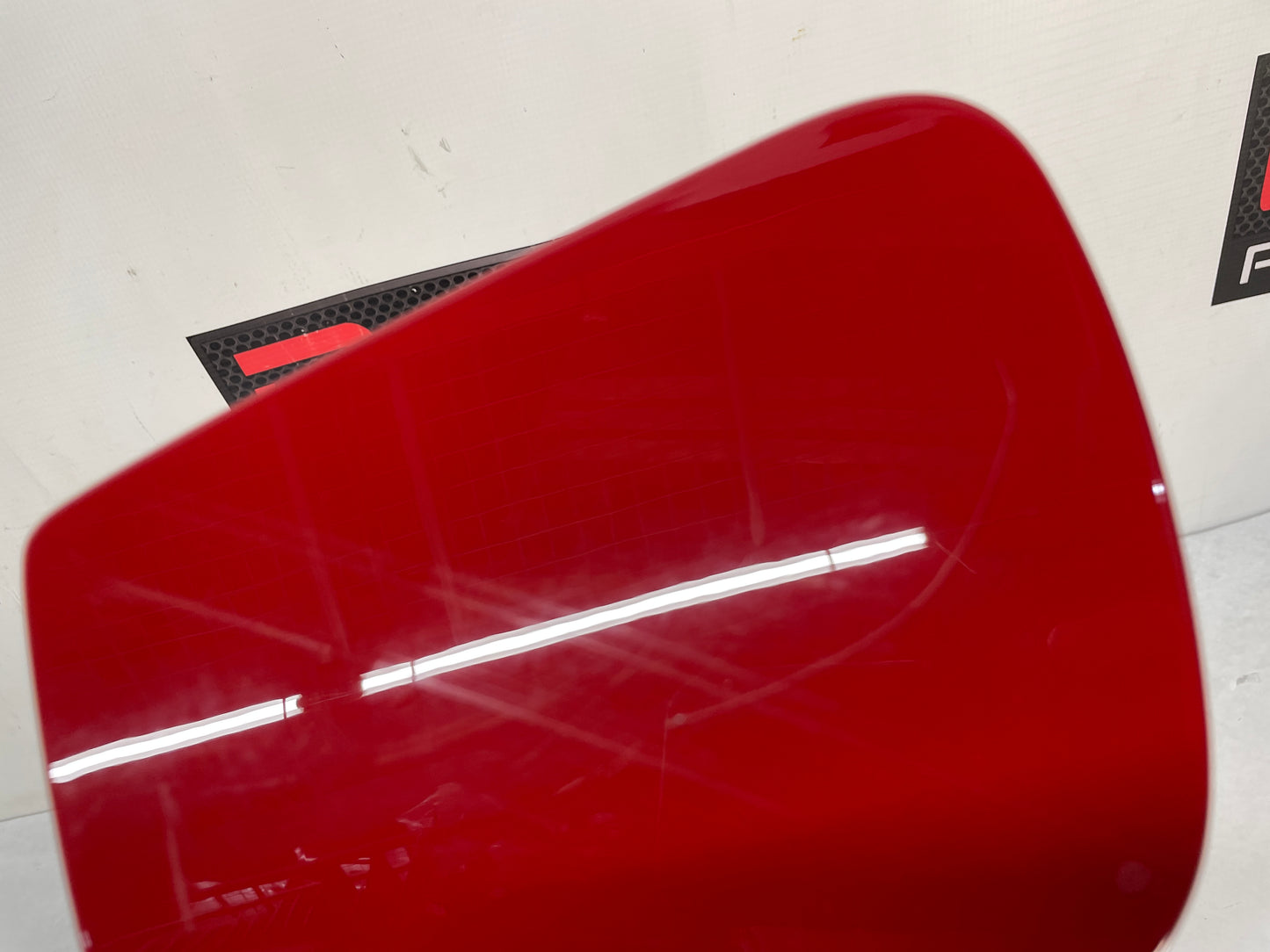 2008 Chevy C6 Corvette Gas Fuel Tank Filler Door Lid Cover Red OEM