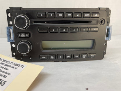 2008 Chevy C6 Corvette AM FM CD Radio OEM