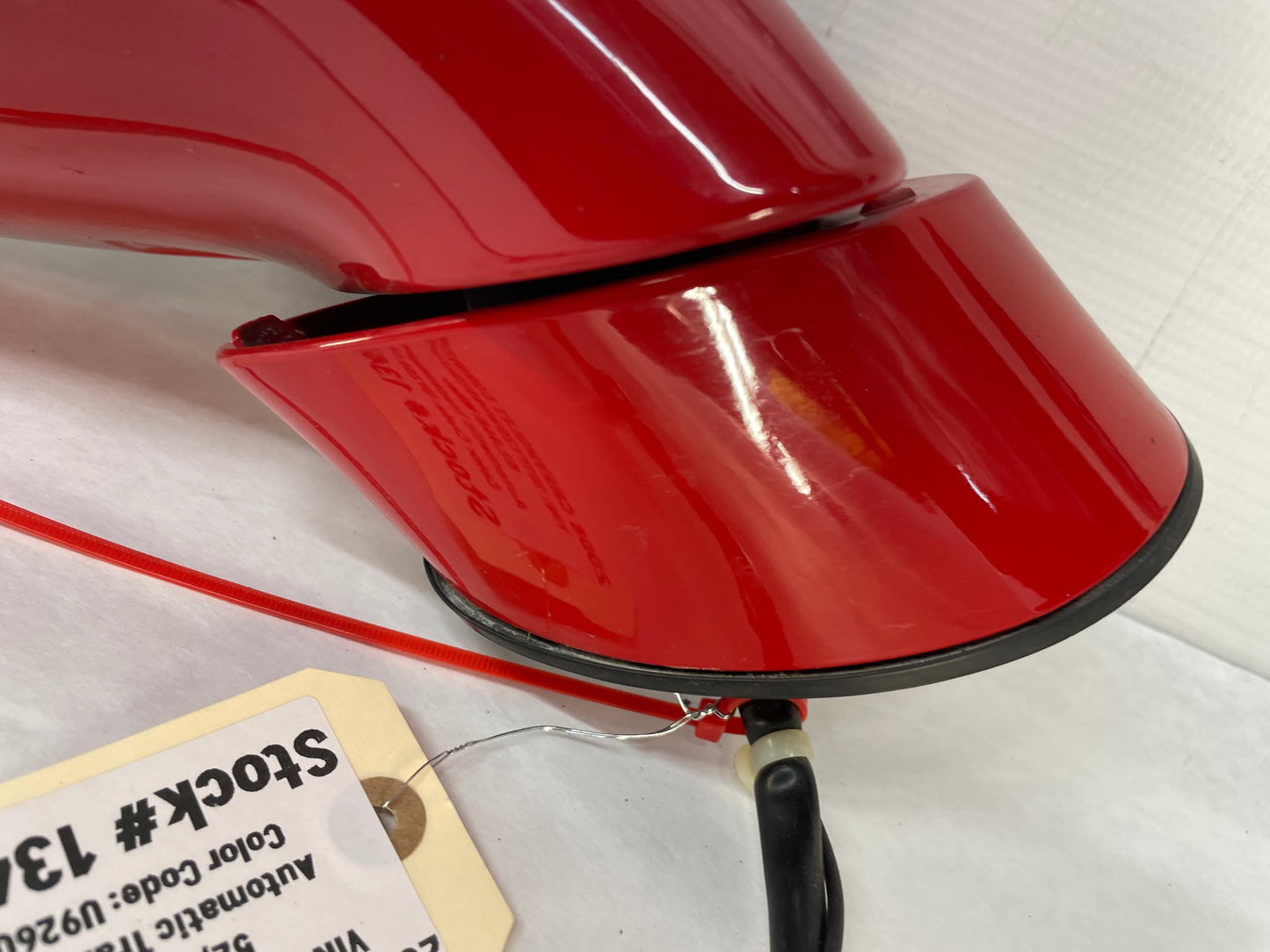2008 Chevy C6 Corvette RH Passenger Exterior Outside Mirror Red Light Sensitive OEM