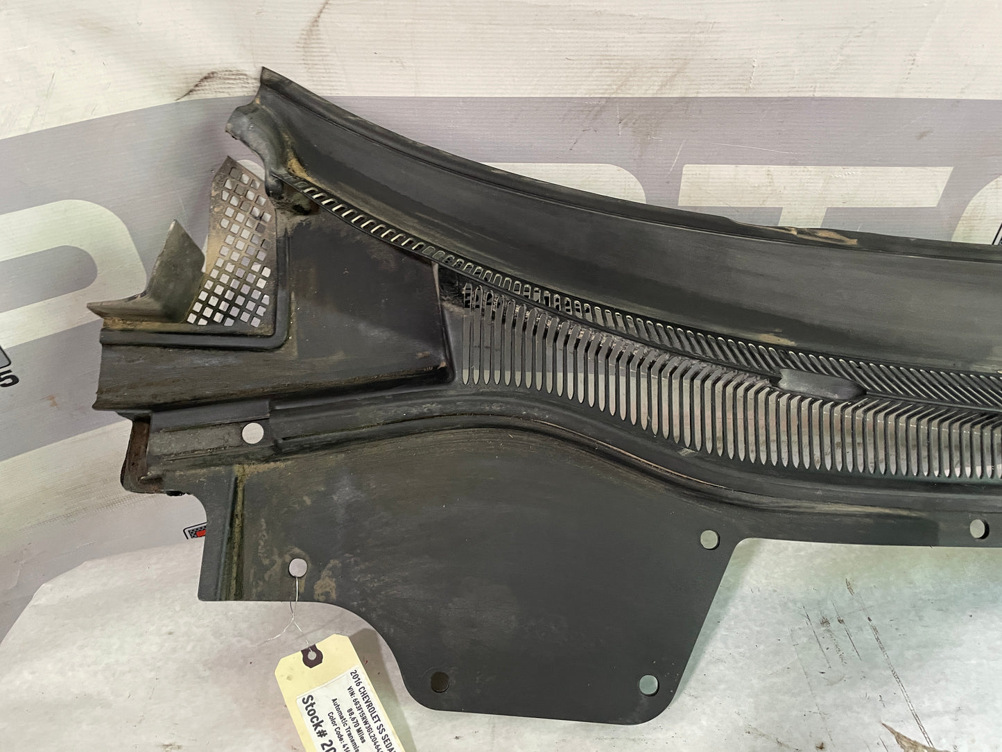 2016 Chevy SS Sedan Windshield Wiper Cowl OEM - Day's Parts Yard