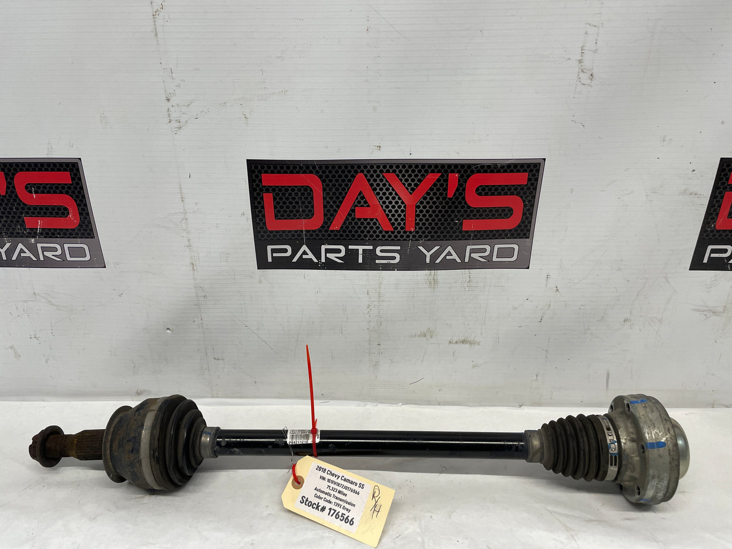 2018 Chevy Camaro SS RH Passenger Rear CV Axle Half Shaft OEM - Day's Parts Yard