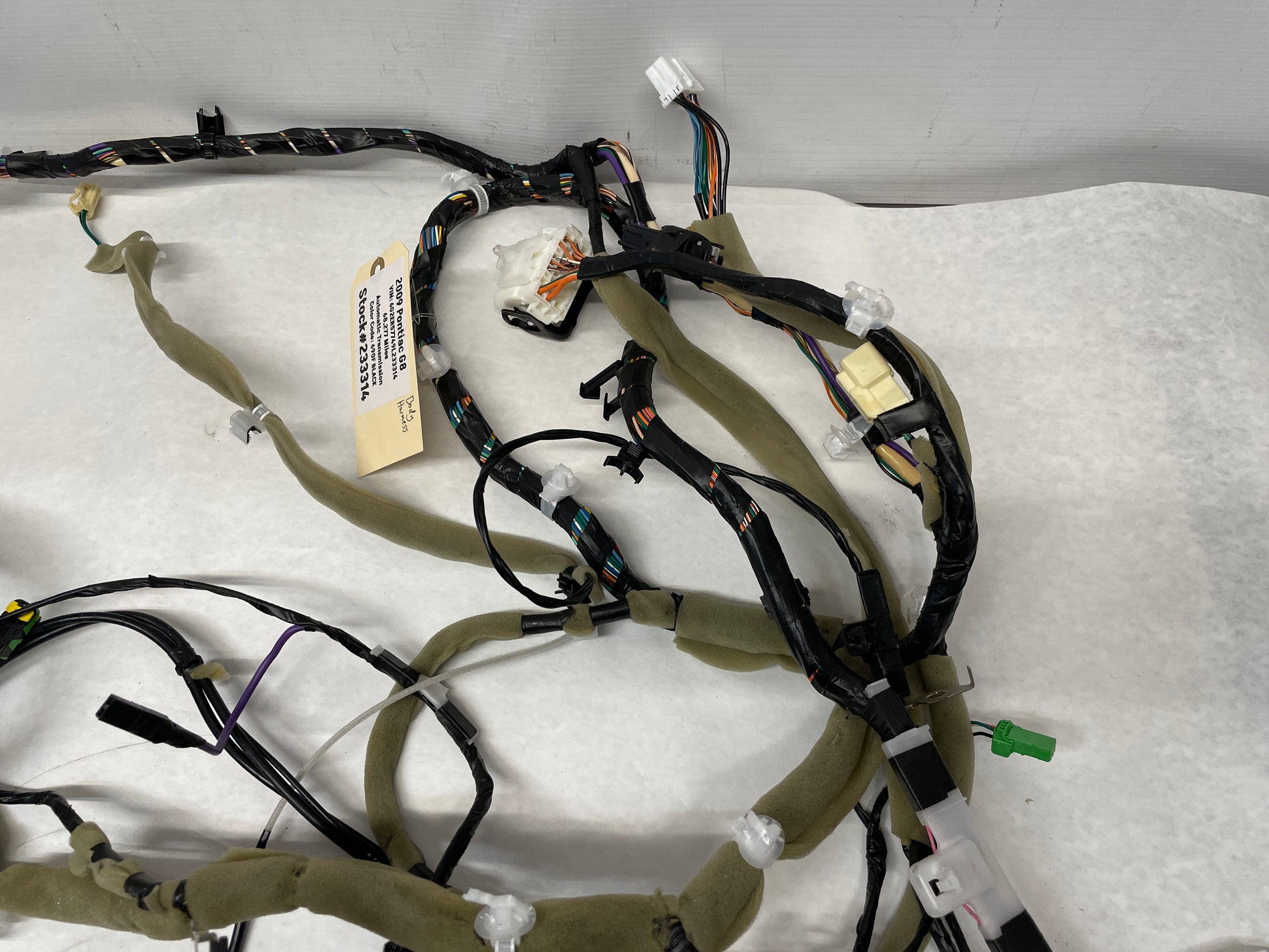 2009 Pontiac G8 Body Wire Wiring Harness OEM - Day's Parts Yard