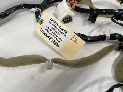 2009 Pontiac G8 Body Wire Wiring Harness OEM - Day's Parts Yard