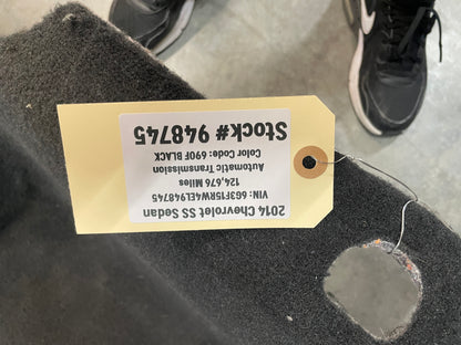2014 Chevy SS Sedan Complete Floor Panel Carpet OEM