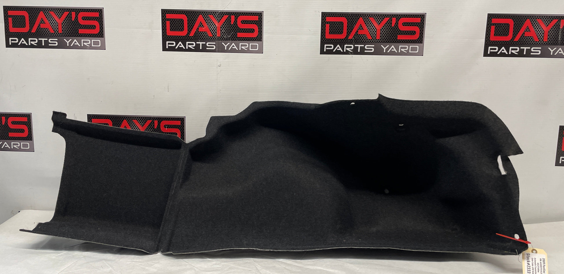 2009 Pontiac G8 GT RH Passenger Trunk Cargo Carpet Felt Cover OEM - Day's Parts Yard