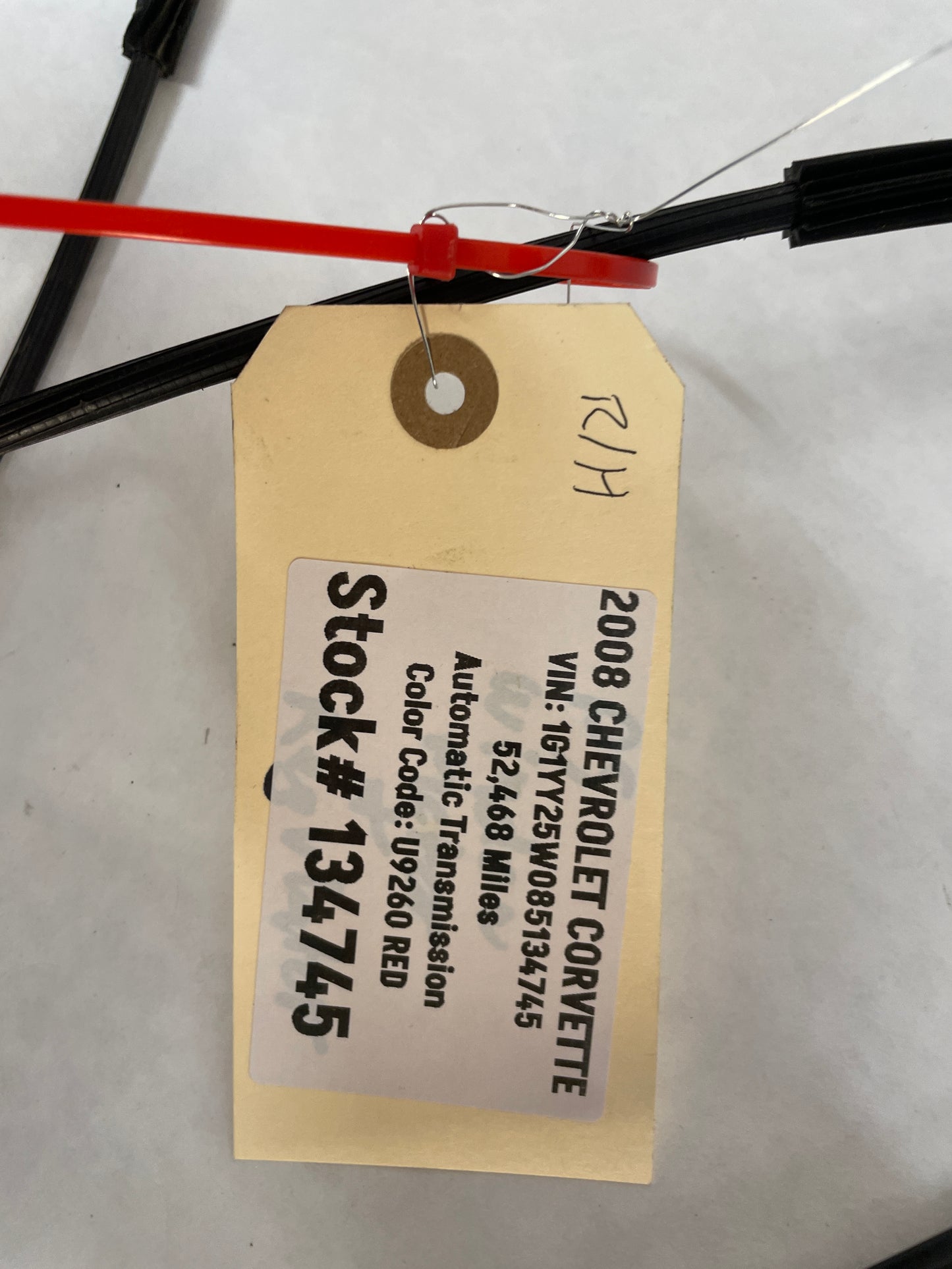 2008 Chevy C6 Corvette RH Passenger Front Window Regulator w/ Motor OEM