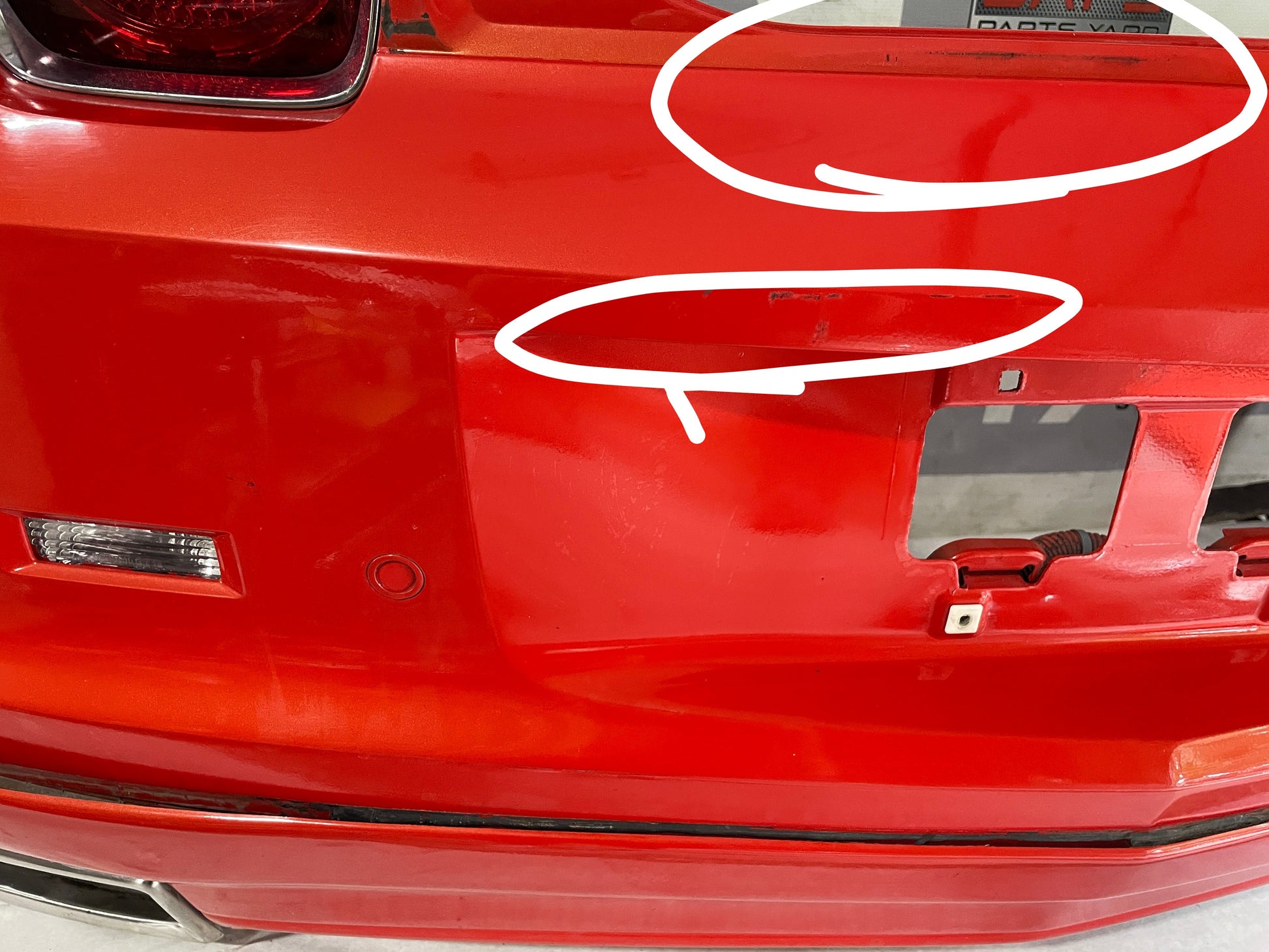 2010 Chevy Camaro SS Complete Rear Bumper Cover GFX Diffuser Valence OEM - Day's Parts Yard