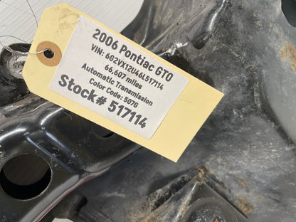 2006 Pontiac GTO Front Suspension Engine Cradle K Member Sub Frame OEM