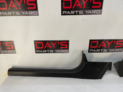 2008 Chevy C6 Corvette RH & LH Interior Carpet Retainer Sill Scuff Trim Cover Kick Panel OEM