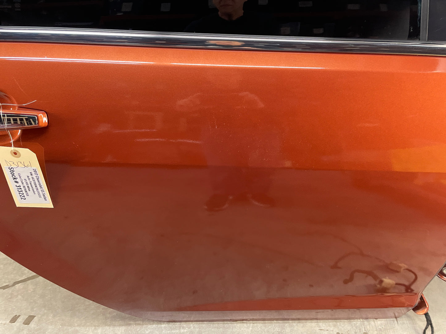 2017 Chevy SS Sedan RH Passenger Rear Exterior Door Complete OEM - Day's Parts Yard
