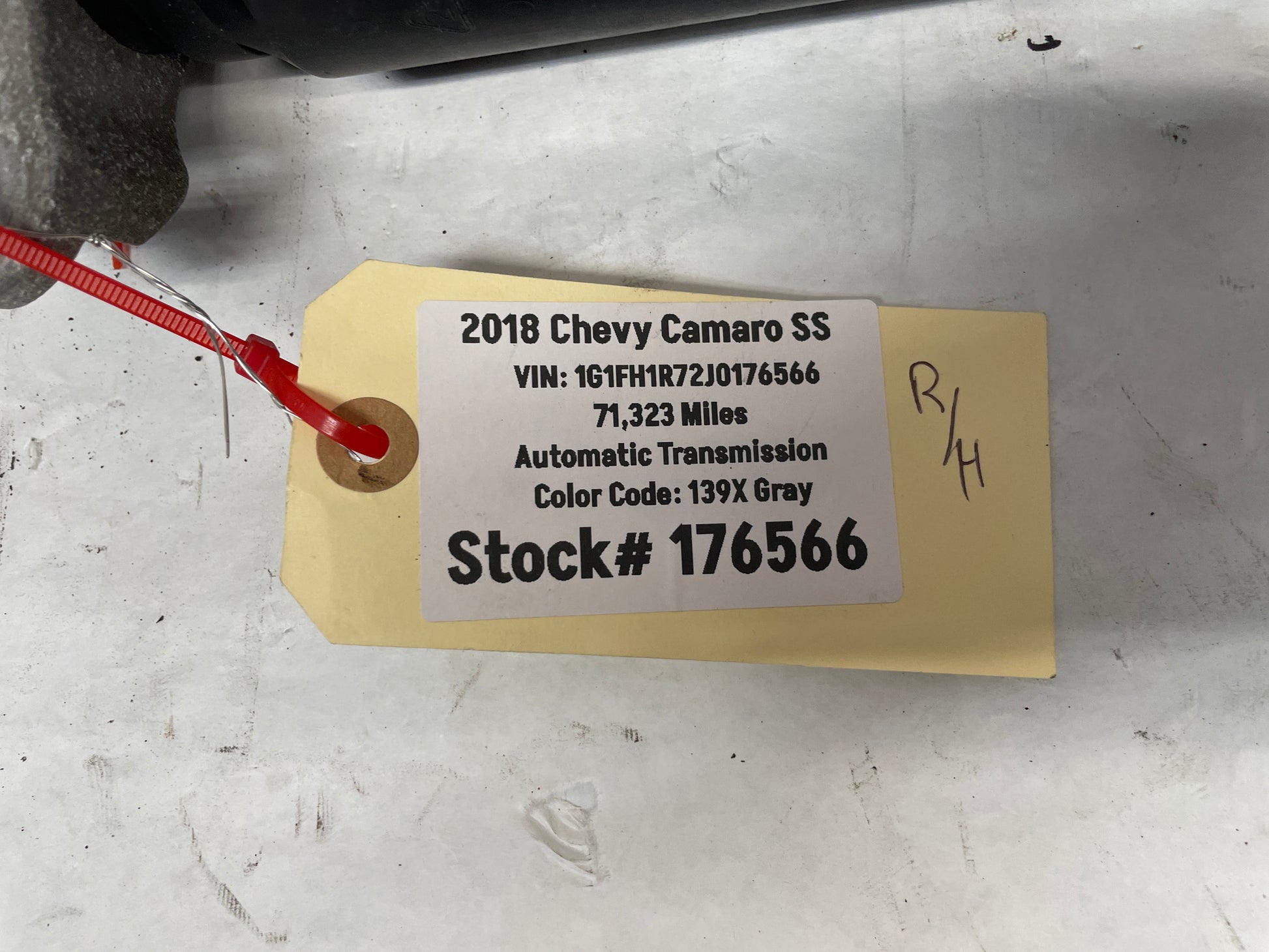 2018 Chevy Camaro SS RH Passenger Rear Shock Strut Absorber OEM - Day's Parts Yard