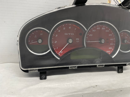 2005 Pontiac GTO Red Gauge Cluster Speedometer OEM - Day's Parts Yard