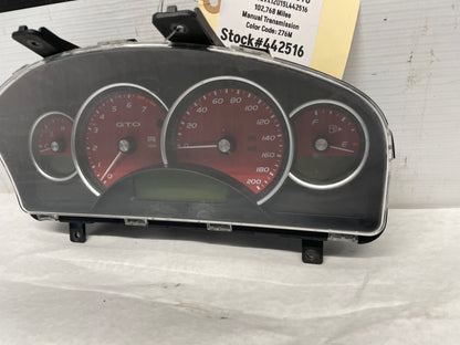 2005 Pontiac GTO Red Gauge Cluster Speedometer OEM - Day's Parts Yard