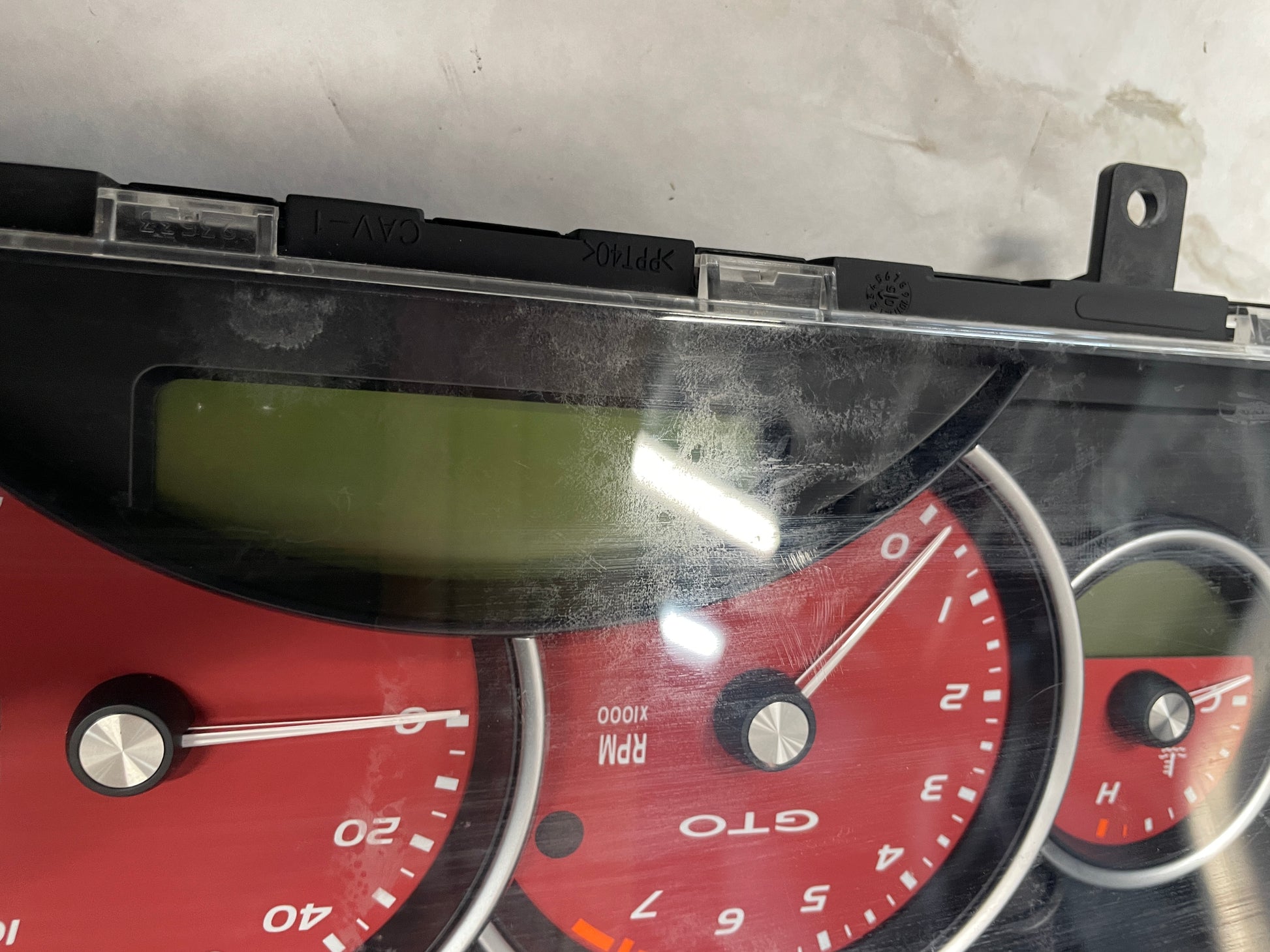 2005 Pontiac GTO Red Gauge Cluster Speedometer OEM - Day's Parts Yard
