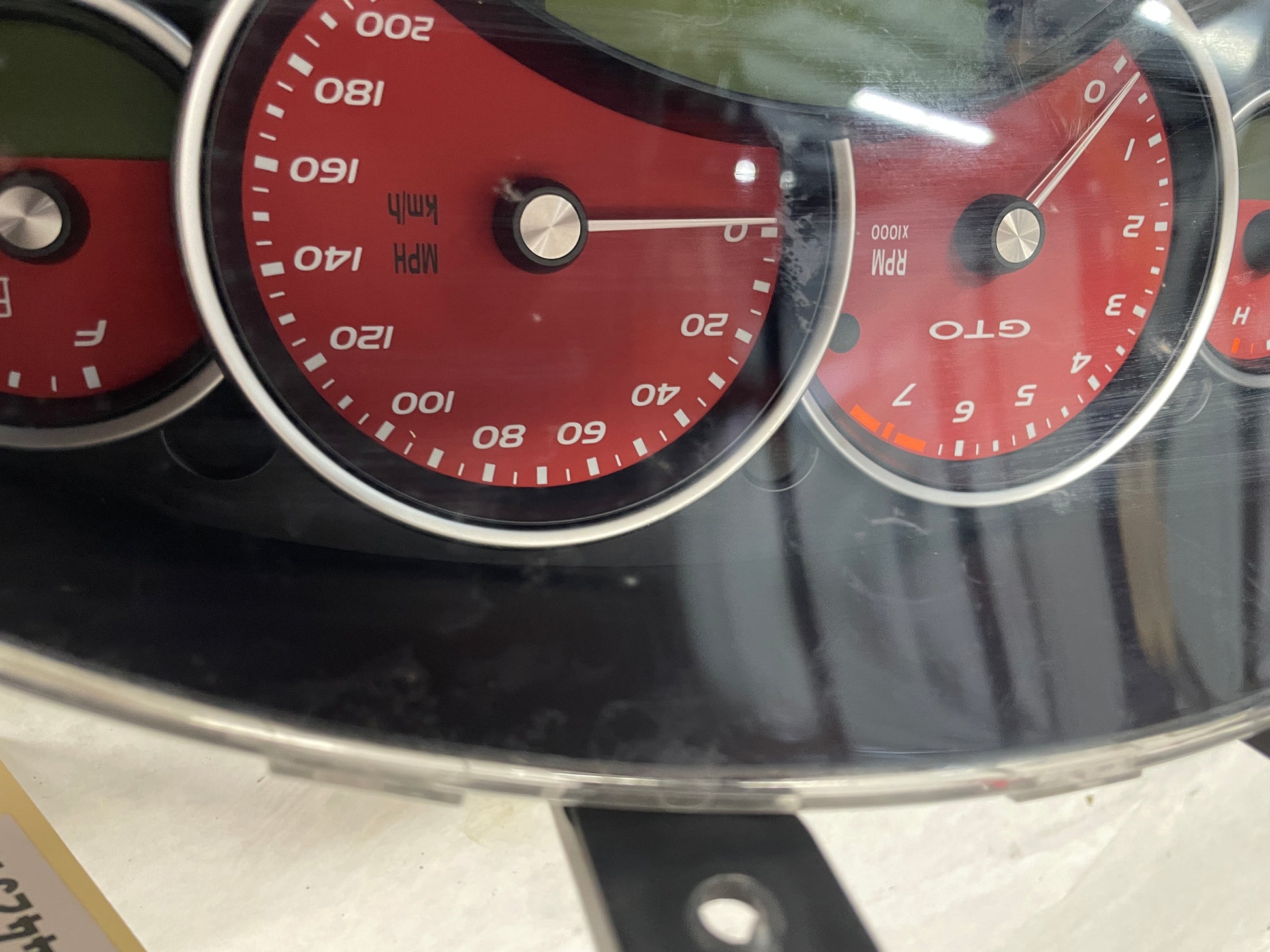 2005 Pontiac GTO Red Gauge Cluster Speedometer OEM - Day's Parts Yard