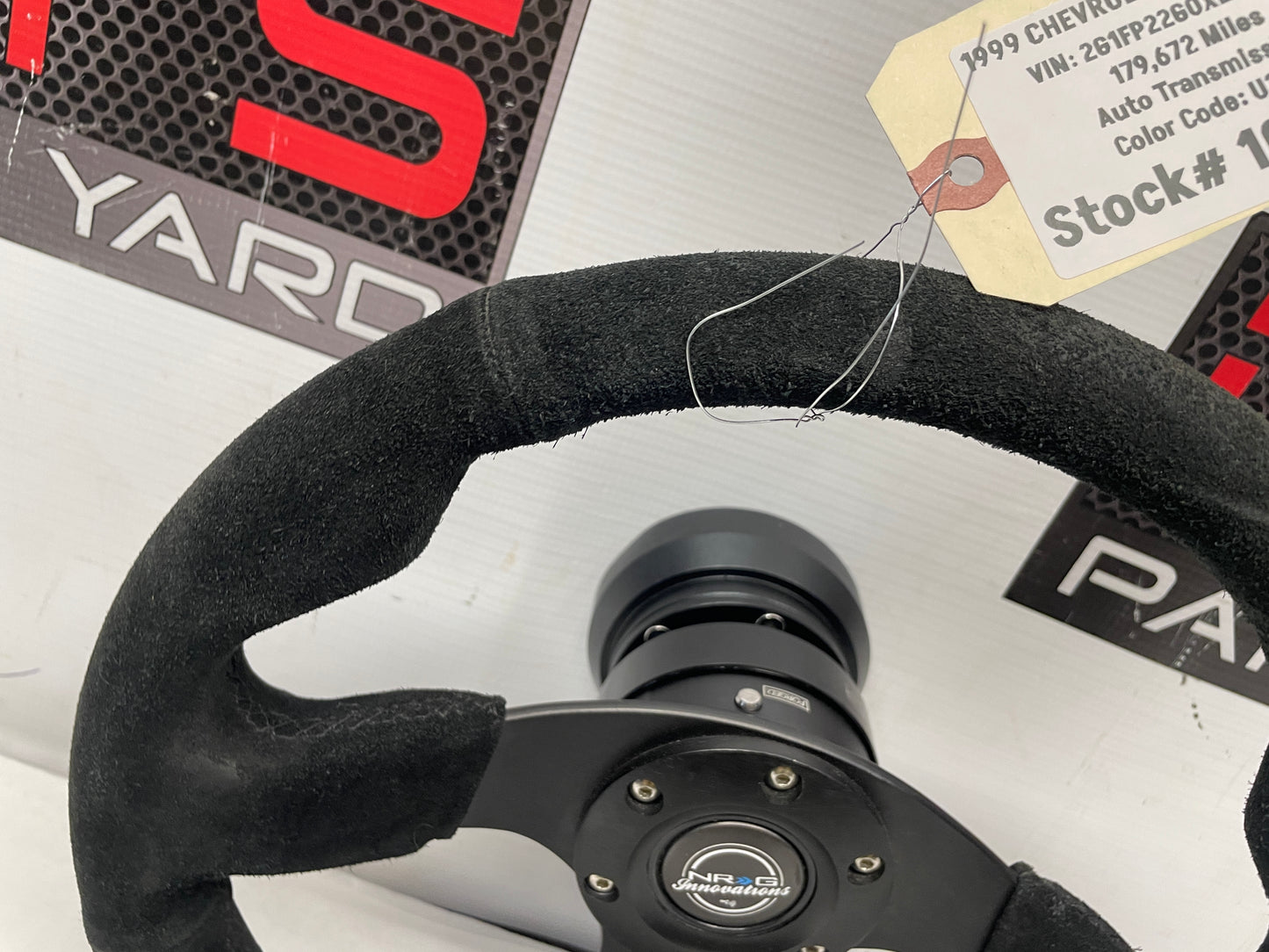 1999 Chevy Camaro Z28 NRG Innovations Race Series Steering Wheel Black Suede