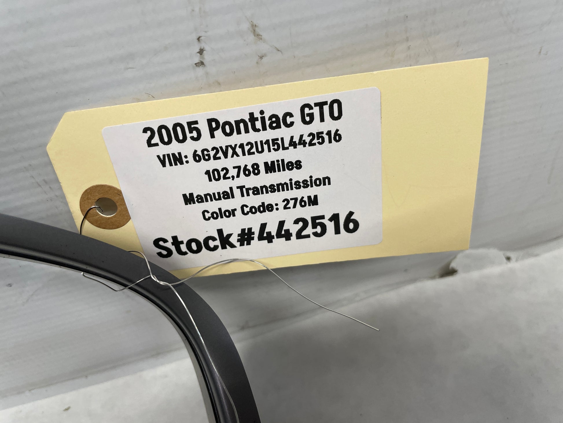 2005 Pontiac GTO Speedometer Gauge Cluster Bezel Trim Panel OEM - Day's Parts Yard