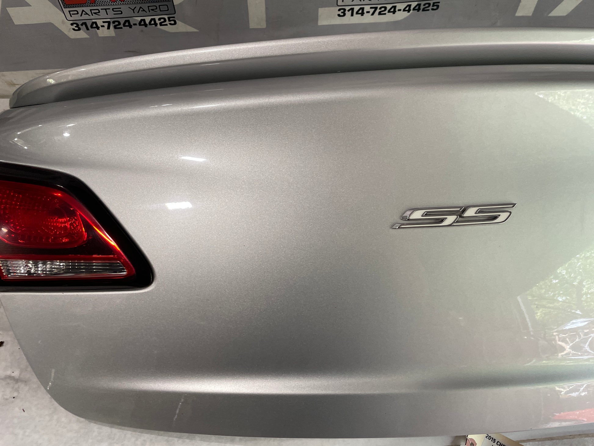 2015 Chevy SS Sedan Rear Trunk Deck Lid OEM - Day's Parts Yard