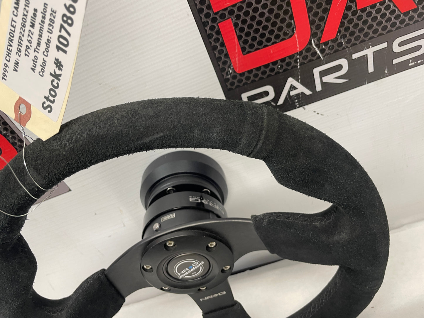 1999 Chevy Camaro Z28 NRG Innovations Race Series Steering Wheel Black Suede