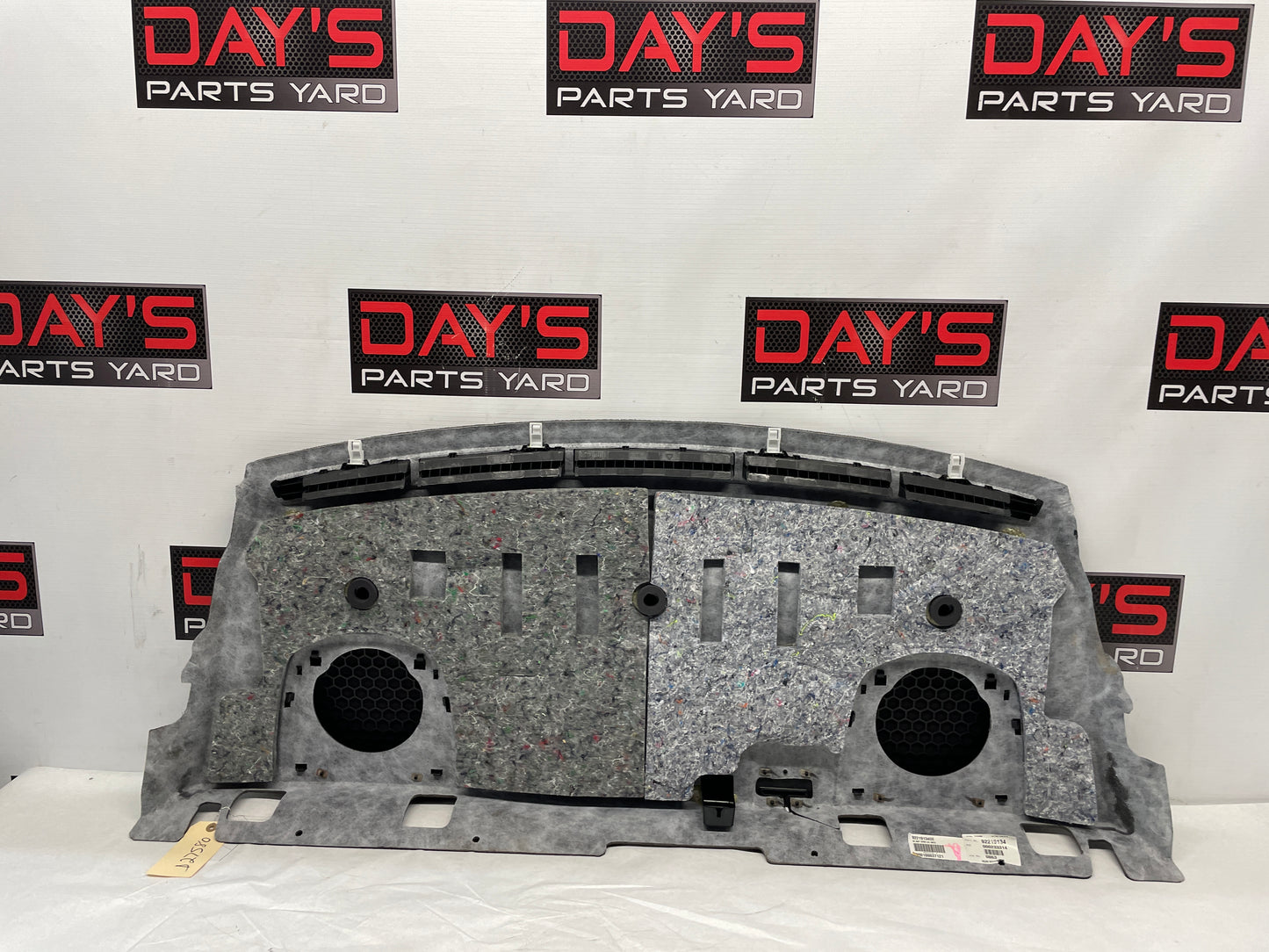 2009 Pontiac G8 Rear Package Shelf Deck Tray Trim OEM - Day's Parts Yard