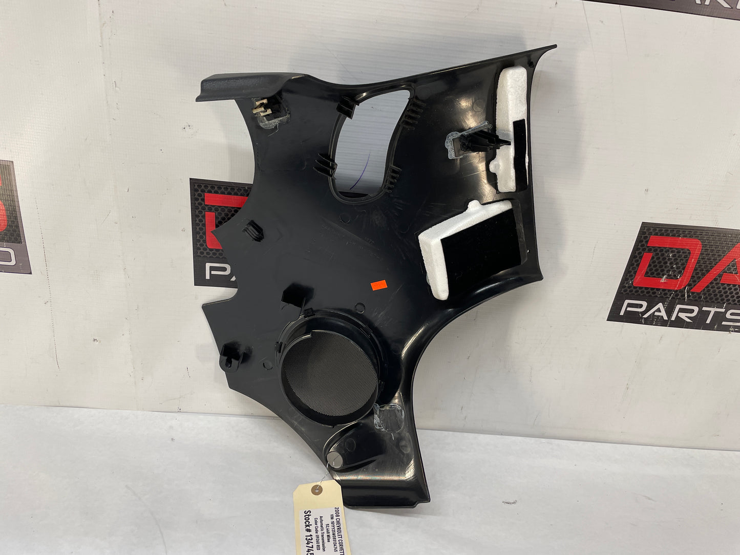 2008 Chevy C6 Corvette LH Driver Rear Interior Quarter Trim Panel OEM