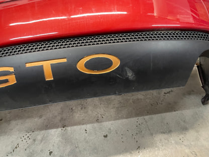 2006 Pontiac GTO Rear Bumper Cover w/ Lower Insert Valance Diffuser Panel OEM