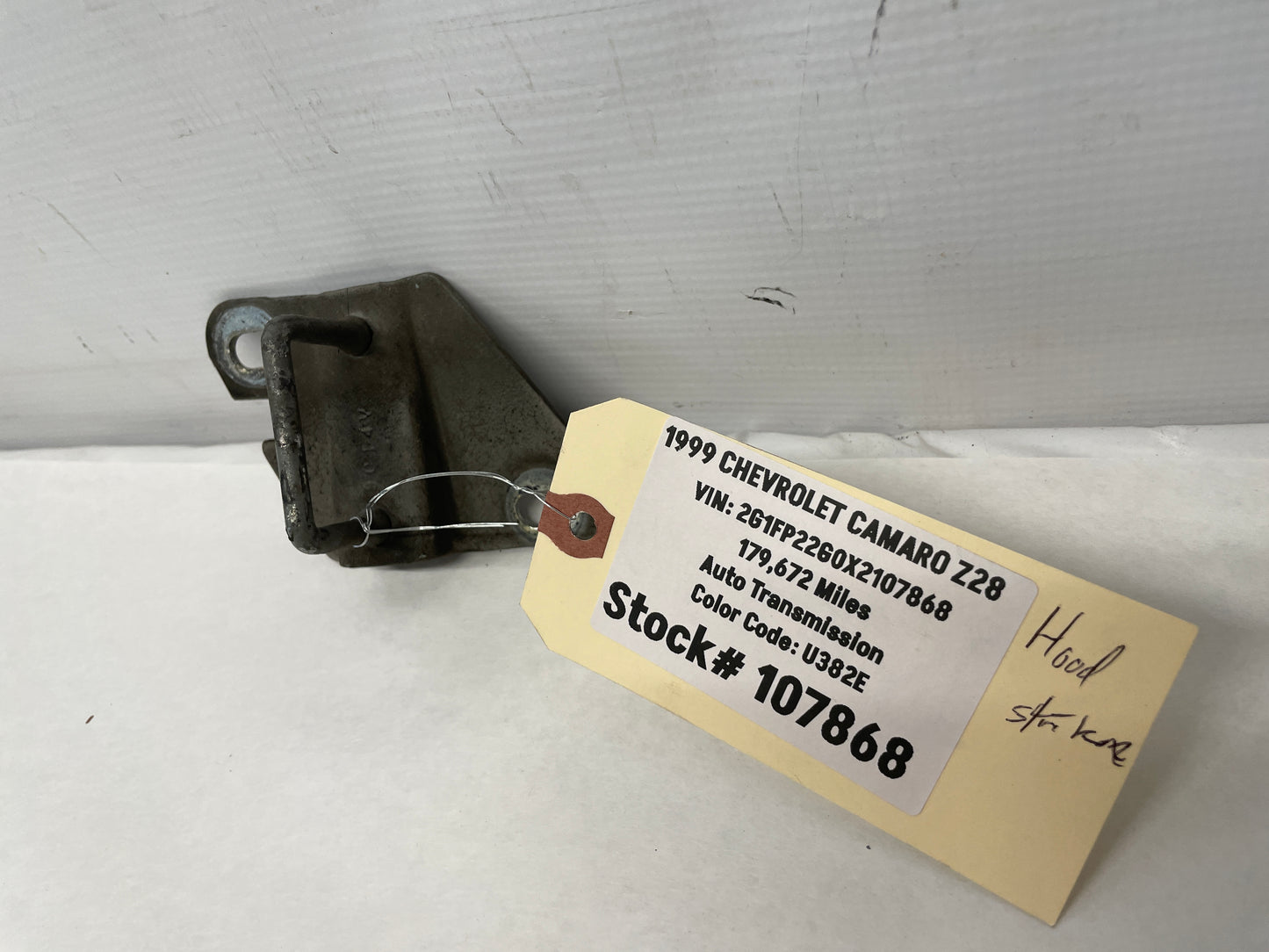 1999 Chevy Camaro Z28 Hood Striker OEM