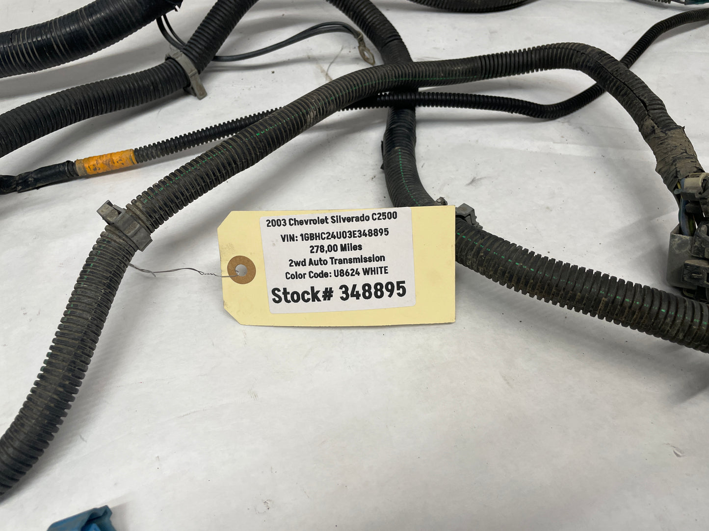 2003 Chevy Silverado C3500 Front Chassis Wire Wiring Harness OEM - Day's Parts Yard